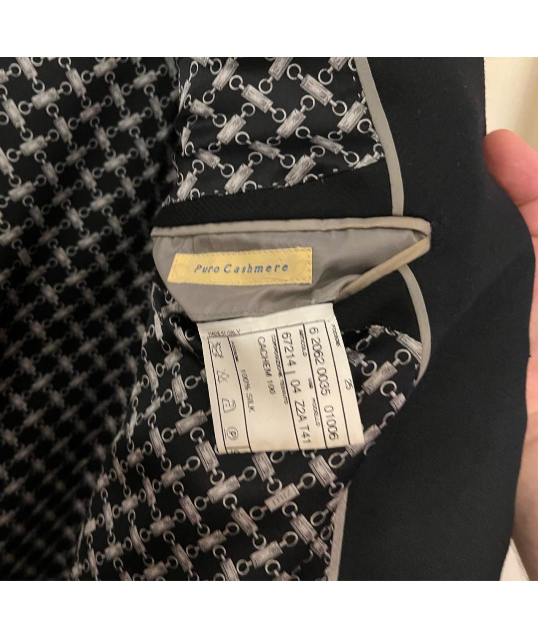 ZILLI Черный кашемировый пиджак, фото 6