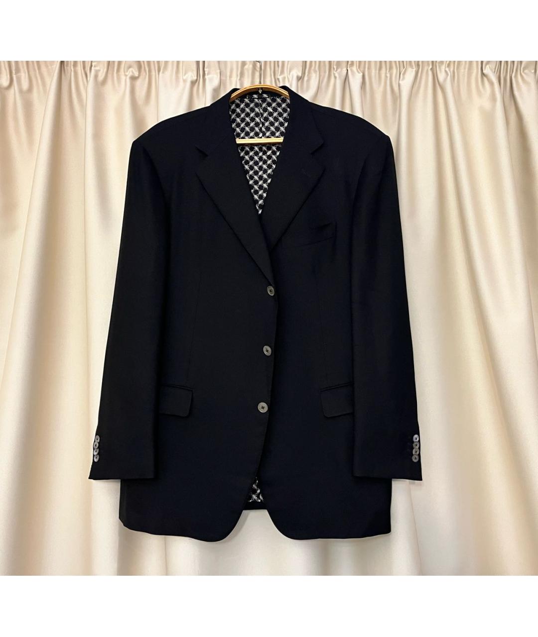 ZILLI Черный кашемировый пиджак, фото 9