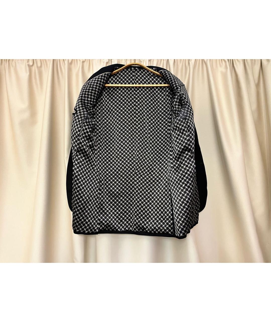 ZILLI Черный кашемировый пиджак, фото 4