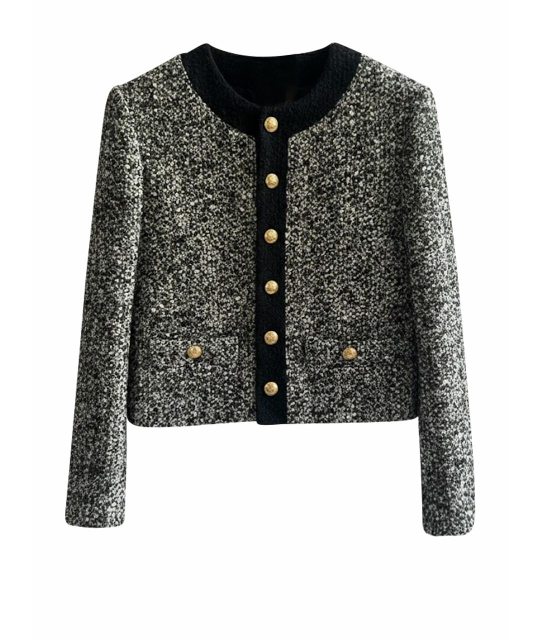 CELINE Мульти твидовый жакет/пиджак, фото 1