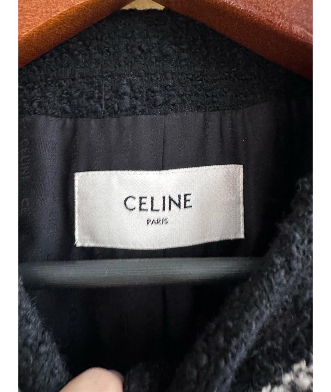 CELINE Мульти твидовый жакет/пиджак, фото 3