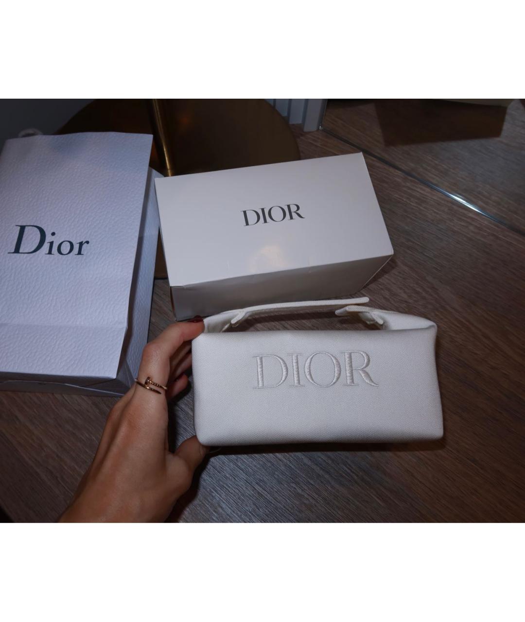 CHRISTIAN DIOR Черная хлопковая косметичка, фото 2