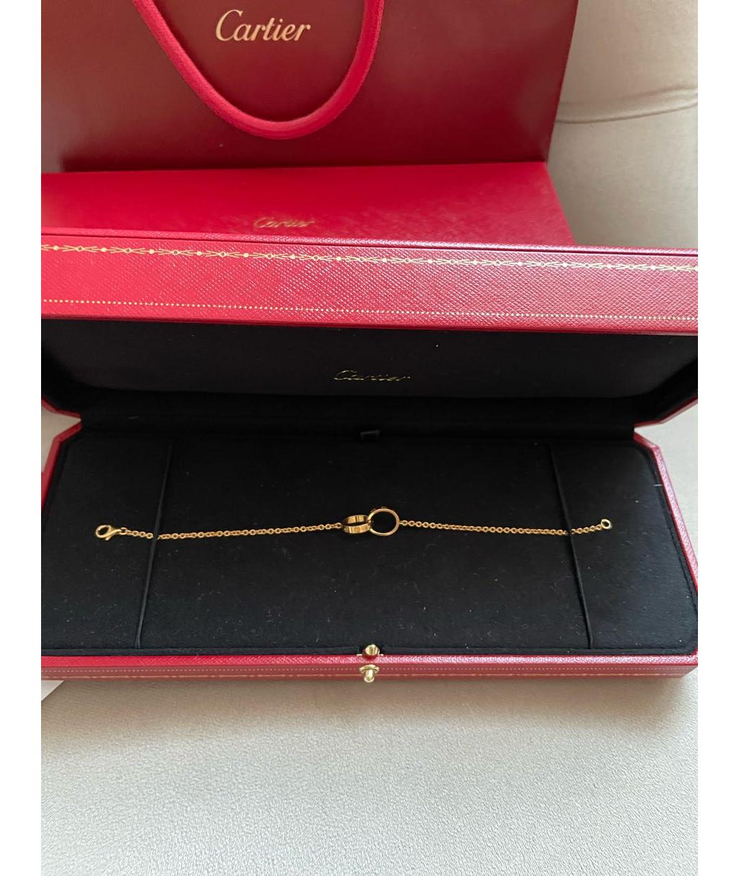 CARTIER Желтый браслет из желтого золота, фото 2