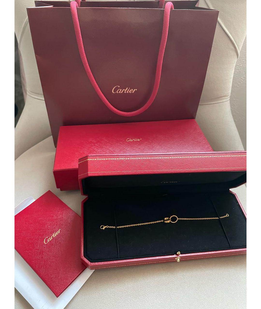 CARTIER Желтый браслет из желтого золота, фото 4