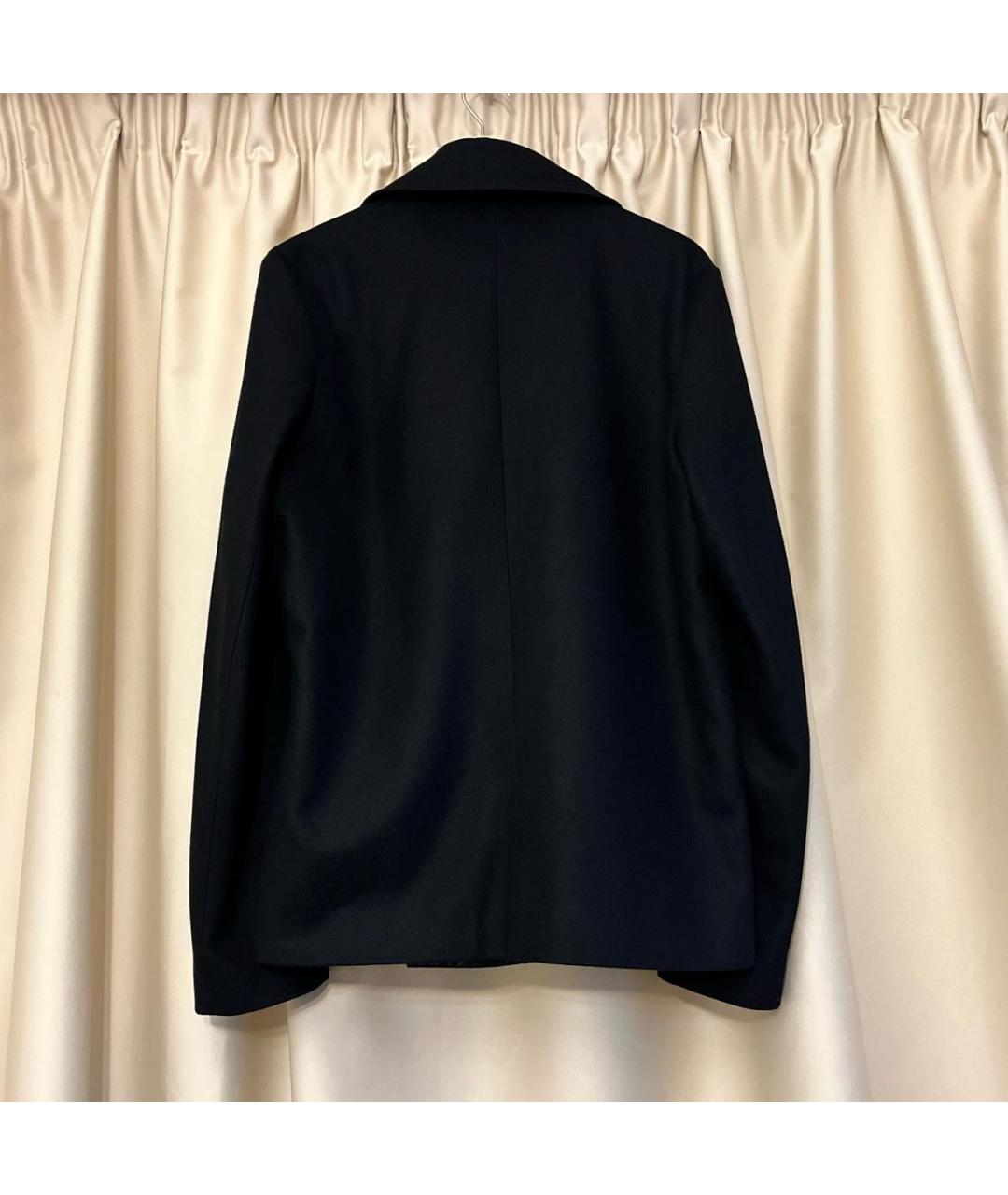 RAF SIMONS Черное шерстяное пальто, фото 5