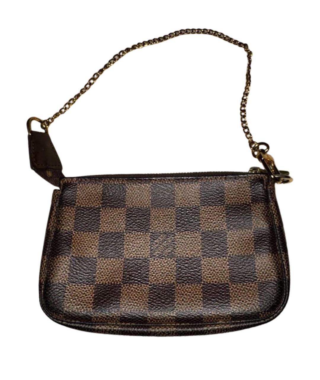 LOUIS VUITTON Коричневая сумка с короткими ручками, фото 1