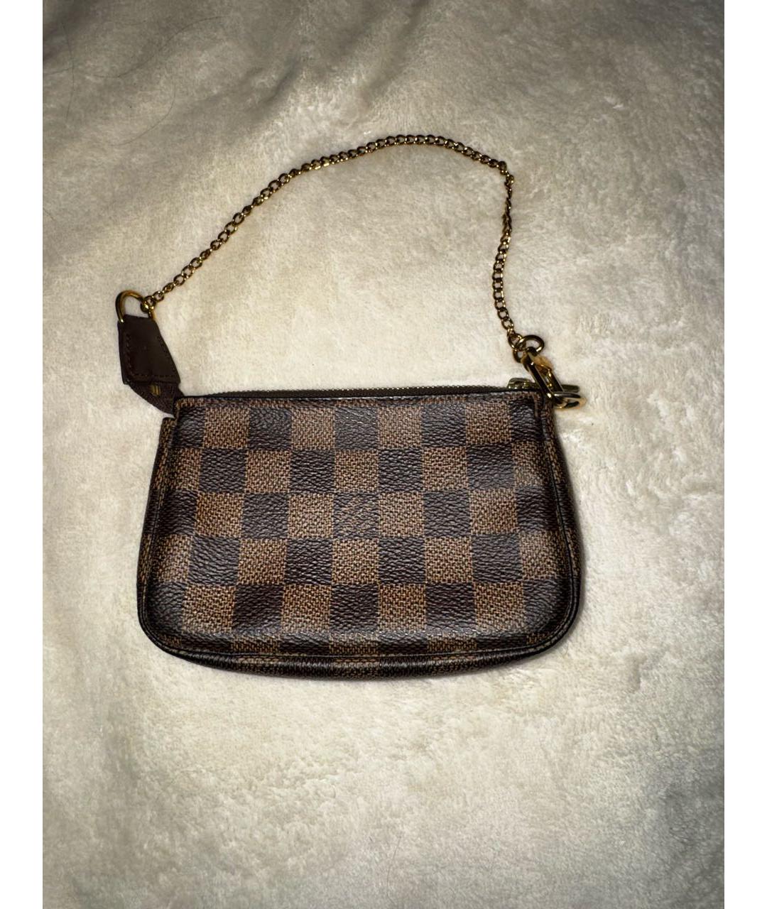 LOUIS VUITTON Коричневая сумка с короткими ручками, фото 8