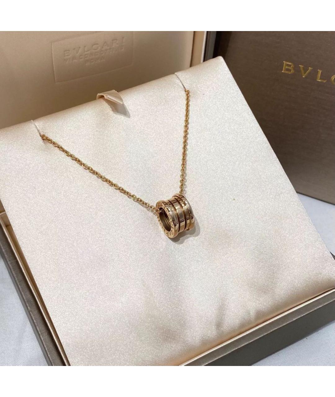 BVLGARI Золотая подвеска из розового золота, фото 2