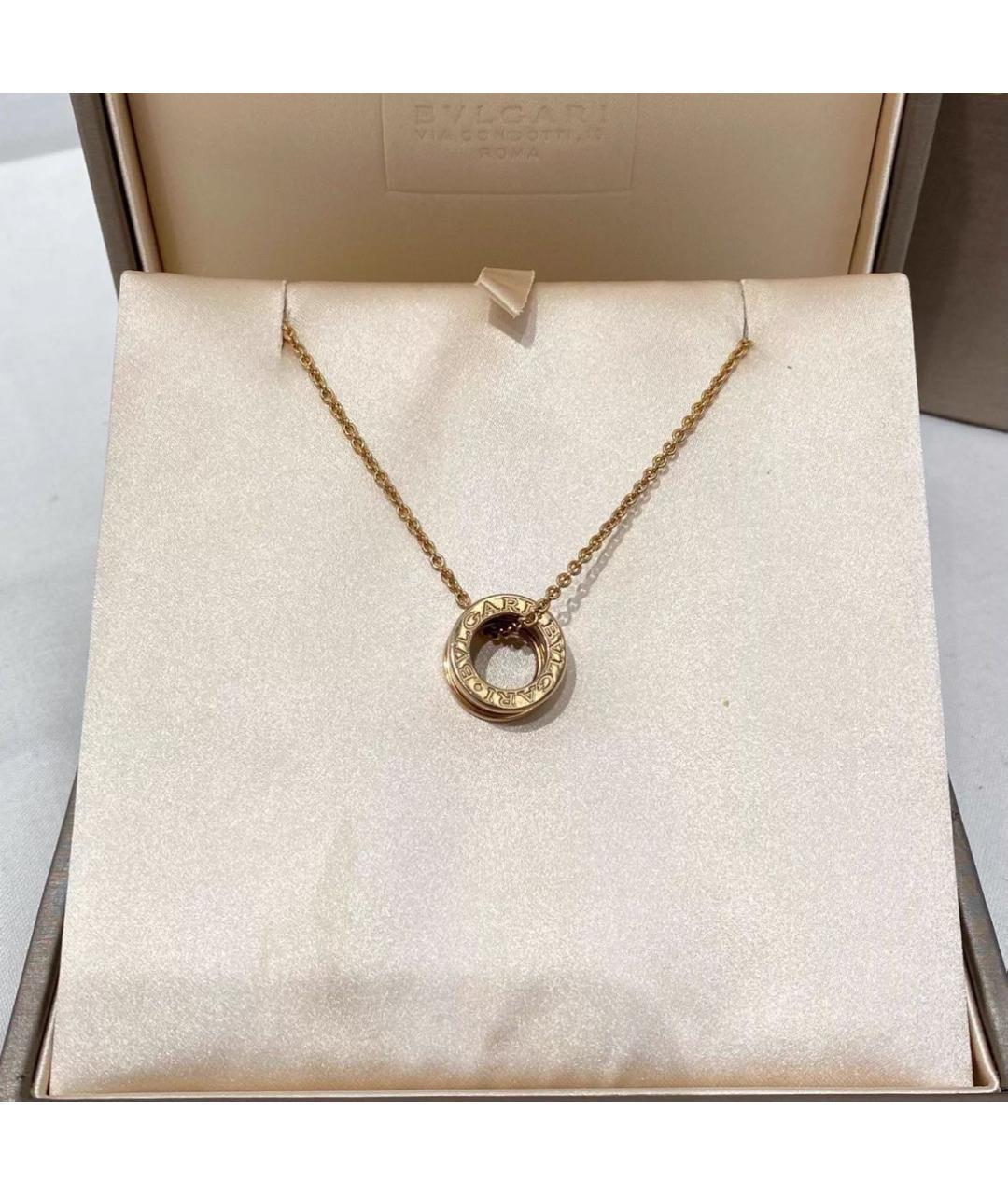 BVLGARI Золотая подвеска из розового золота, фото 4