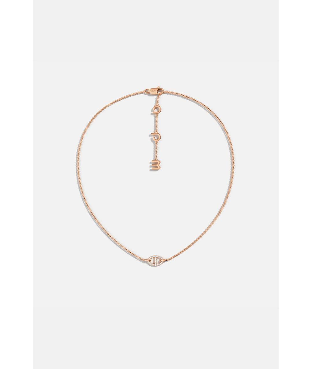 APM Monaco Золотое серебряное колье, фото 2