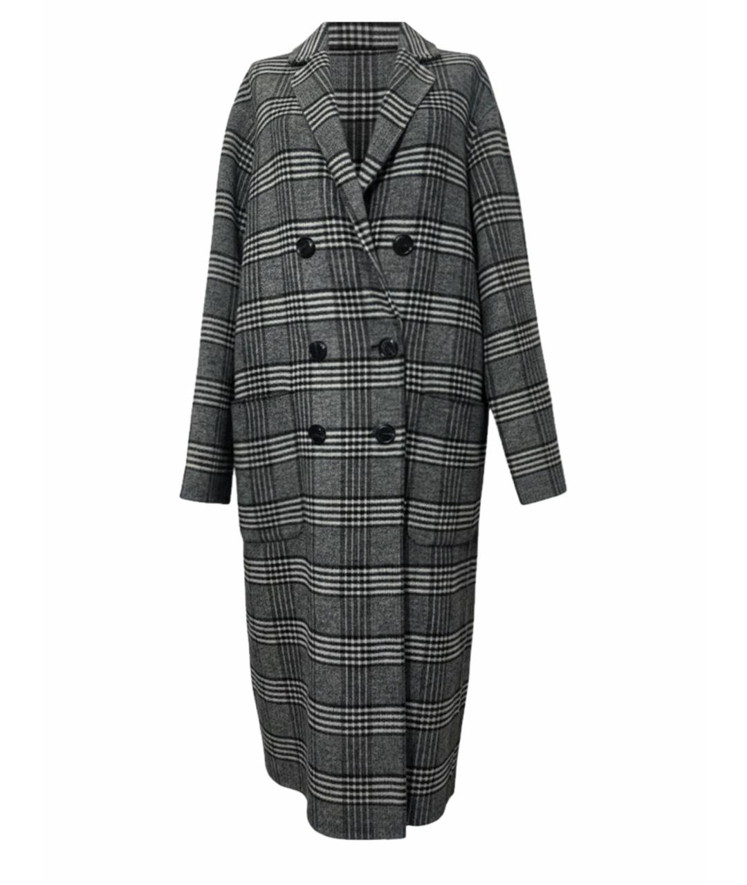 MAX&CO Серое шерстяное пальто, фото 1