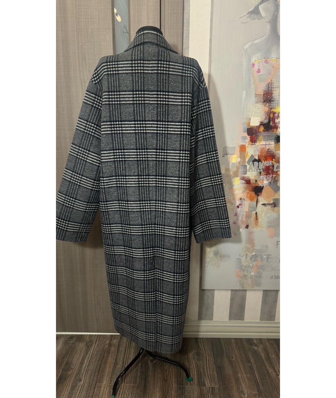 MAX&CO Серое шерстяное пальто, фото 2