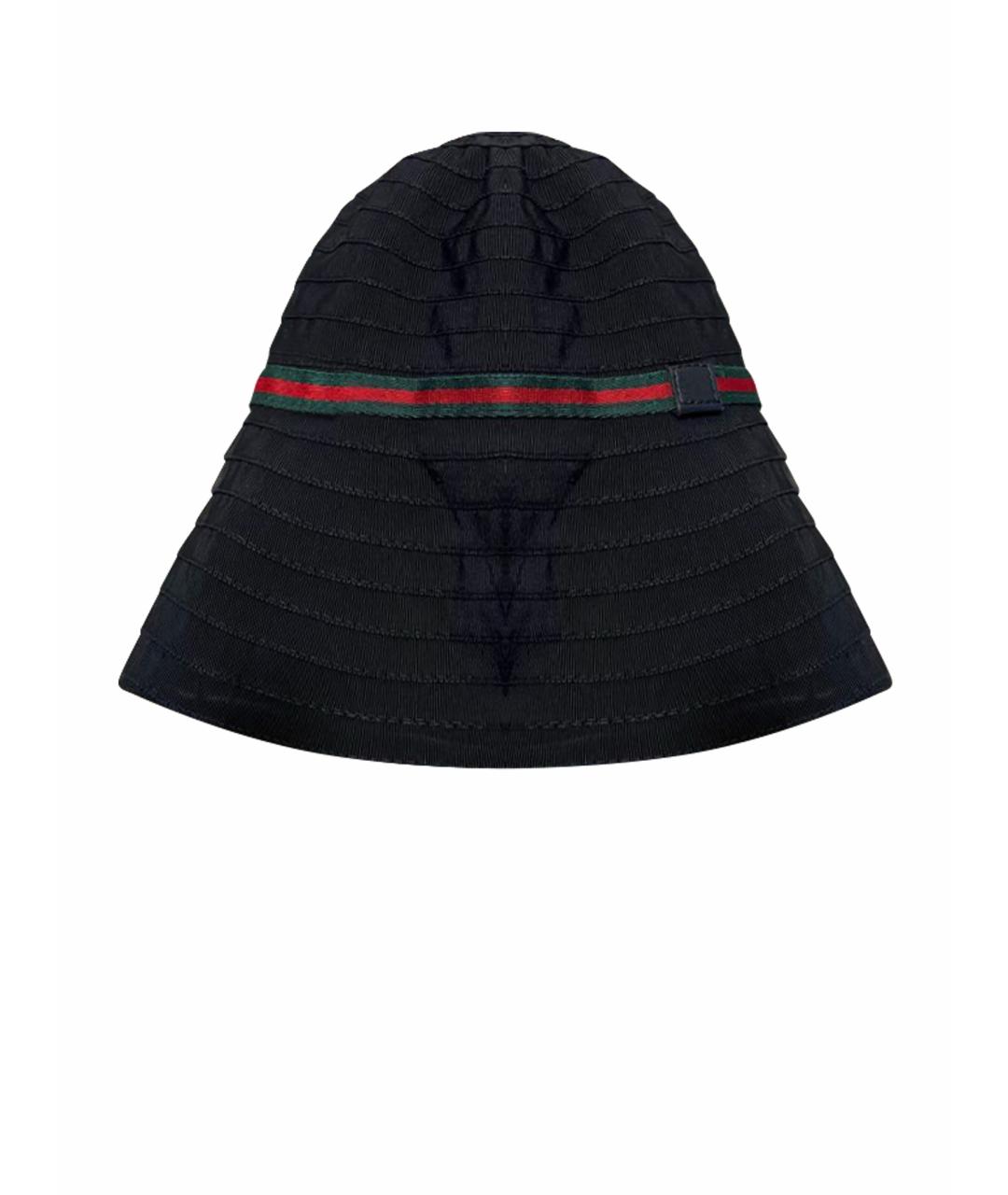 GUCCI Черная шляпа, фото 1