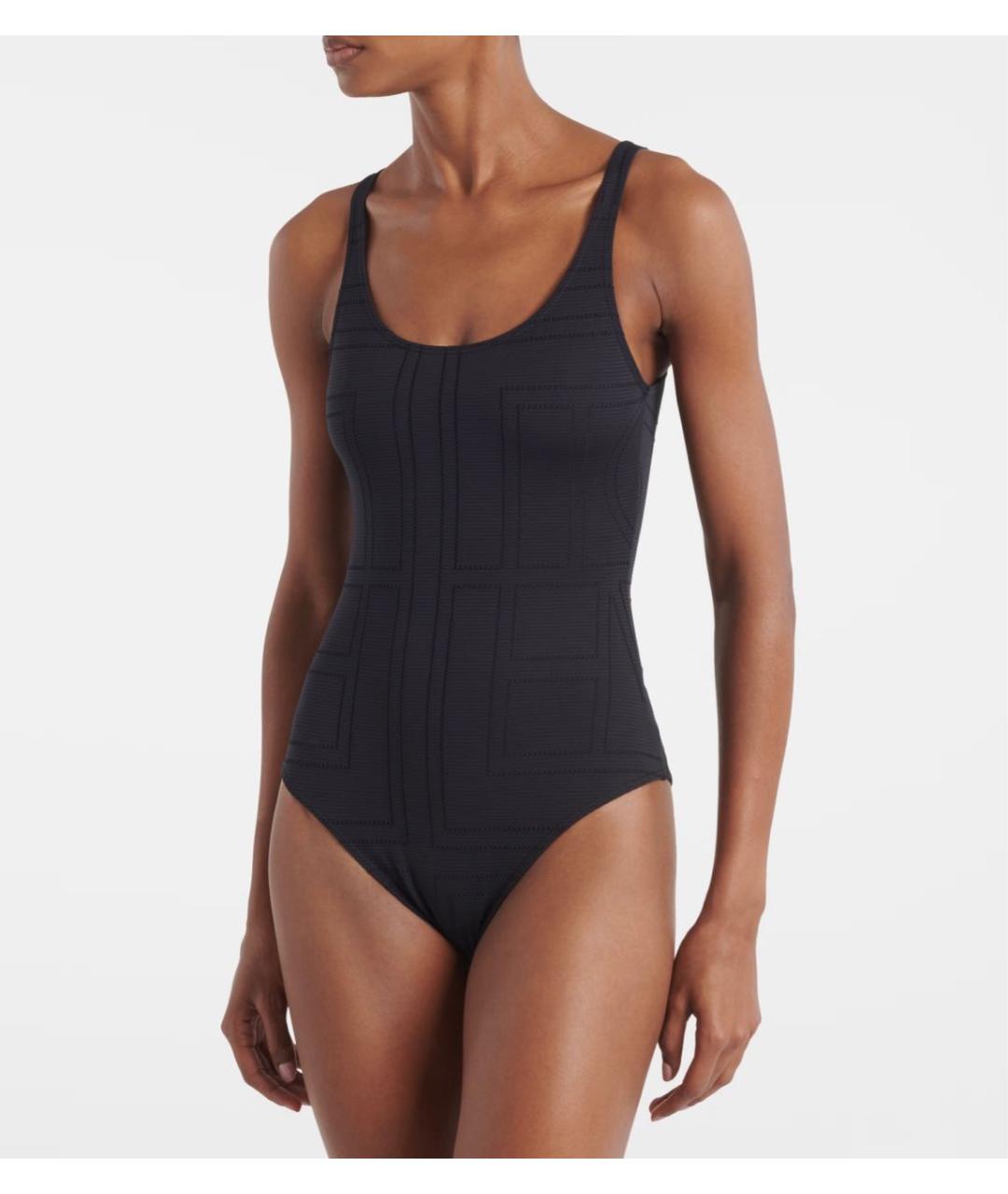 TOTEME Черный полиамидовый купальник, фото 2