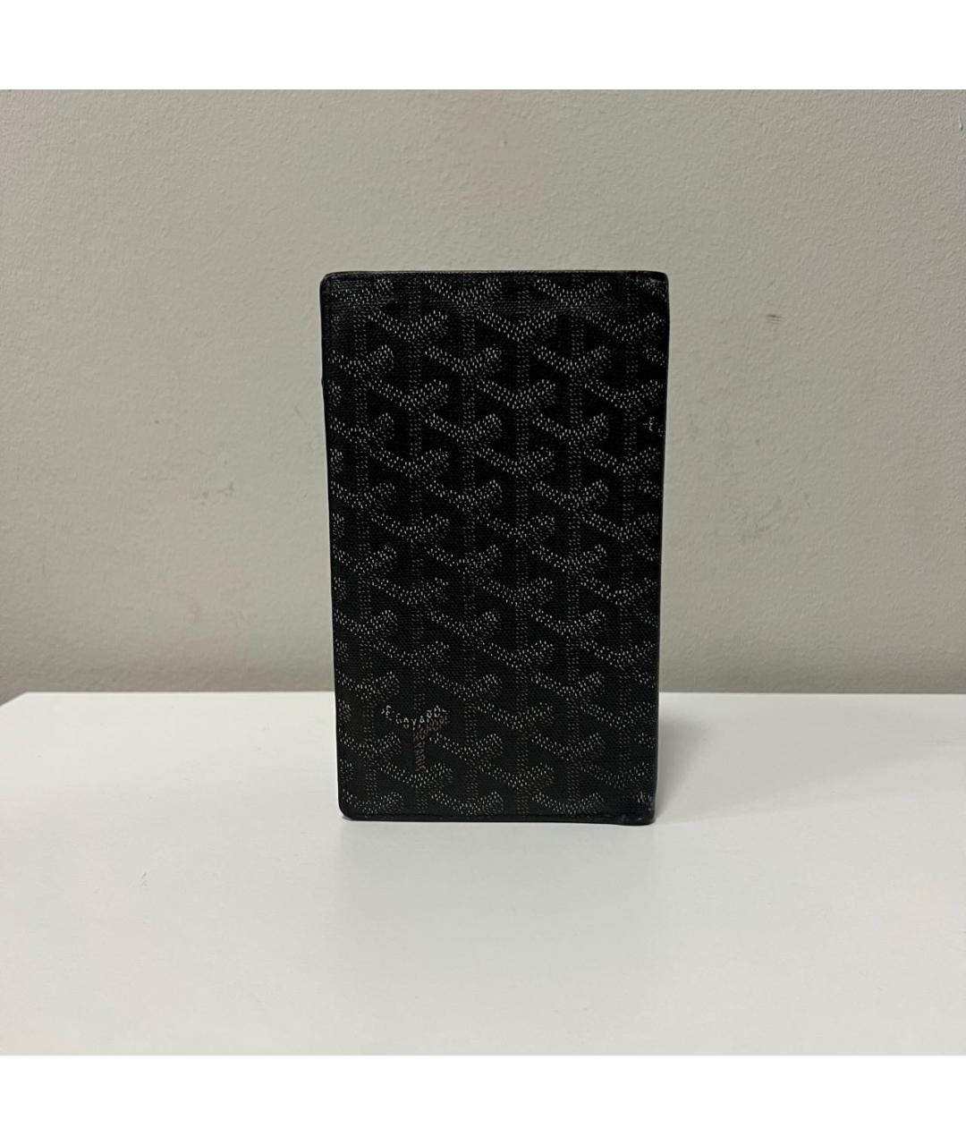 GOYARD Антрацитовый кошелек, фото 4