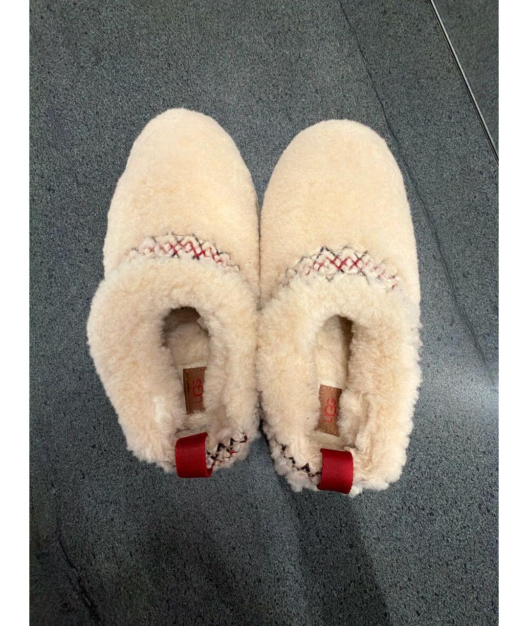 UGG AUSTRALIA Бежевые сабо, фото 3