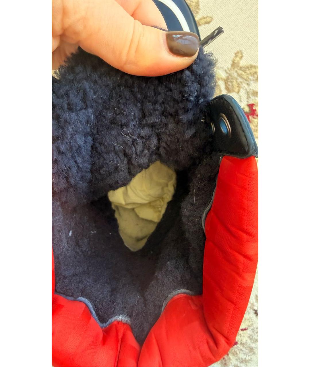 FENDI Синие текстильные ботинки, фото 6