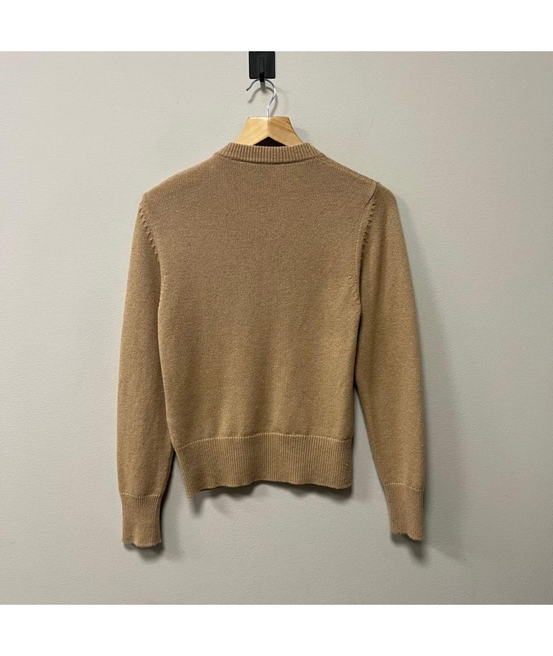 LOUIS VUITTON Бежевый кашемировый джемпер / свитер, фото 2