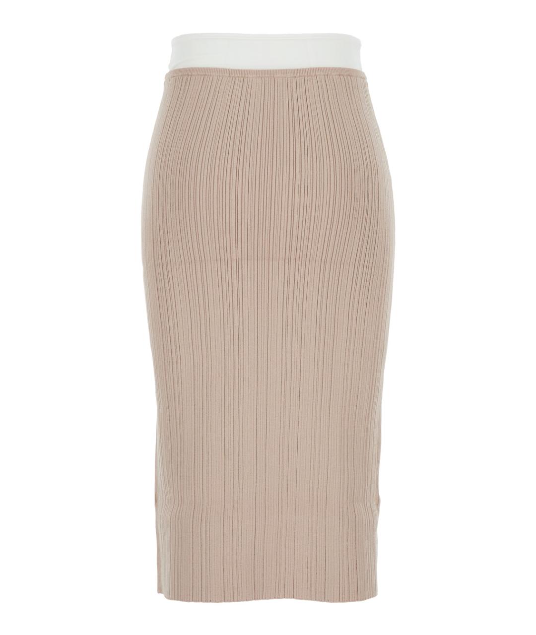 DIESEL Бежевая вискозная юбка миди, фото 2