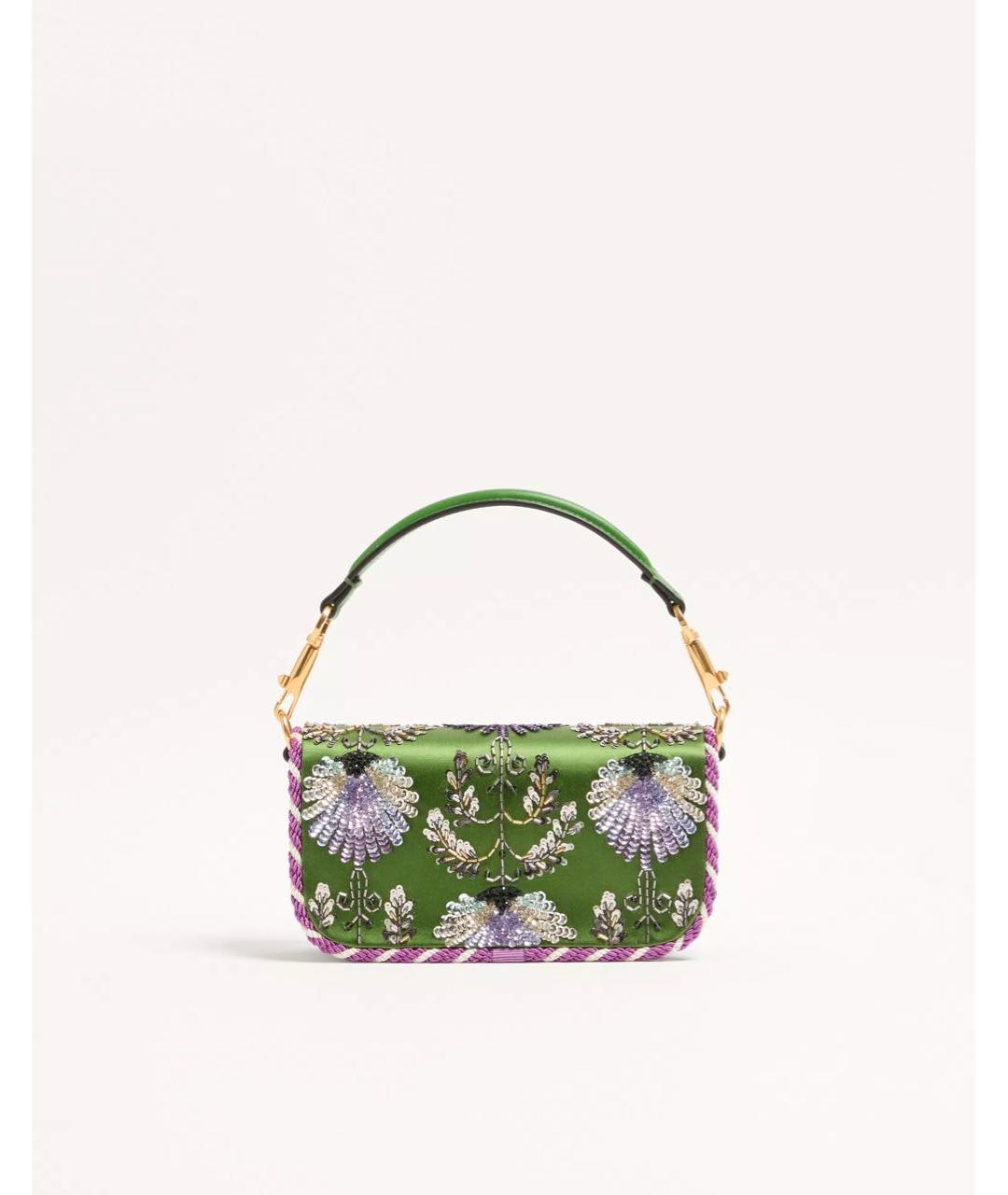 VALENTINO Зеленая сумка через плечо, фото 4