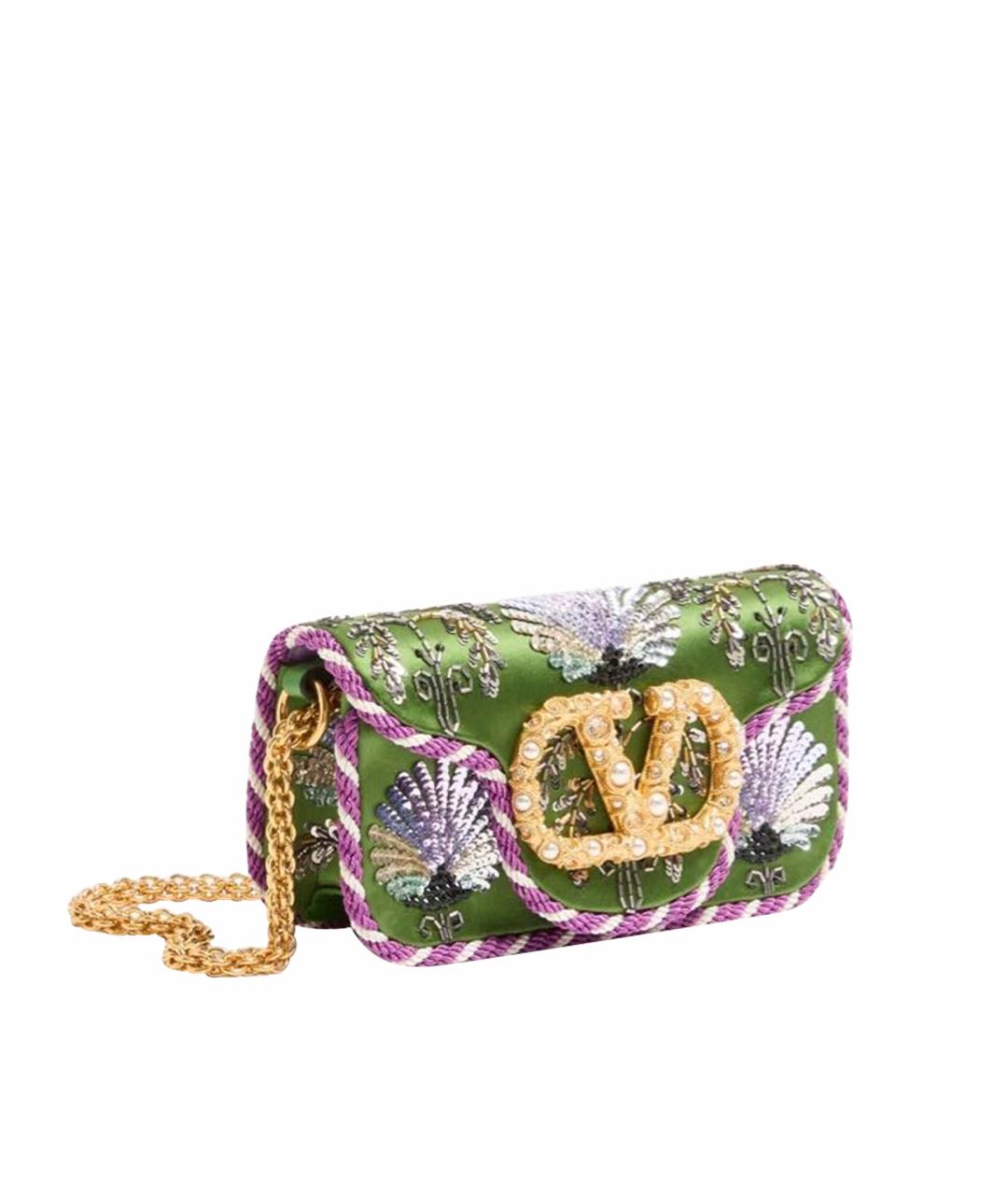 VALENTINO Зеленая сумка через плечо, фото 1