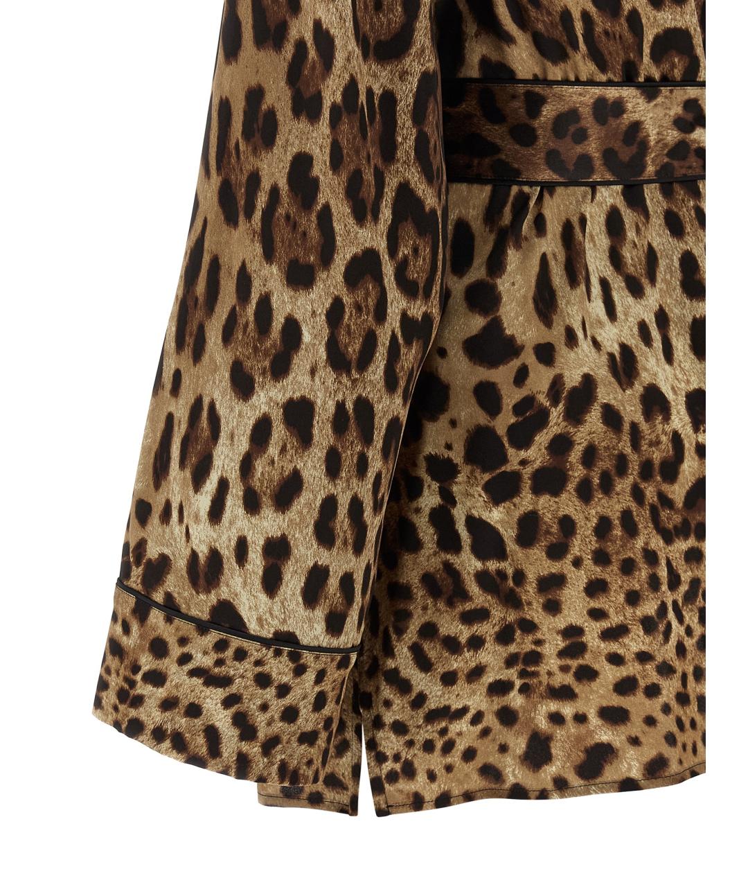 DOLCE&GABBANA Мульти шелковая блузы, фото 4