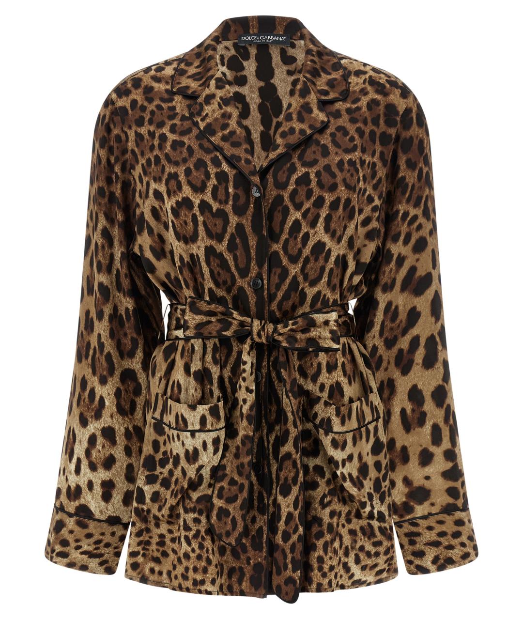 DOLCE&GABBANA Мульти шелковая блузы, фото 1