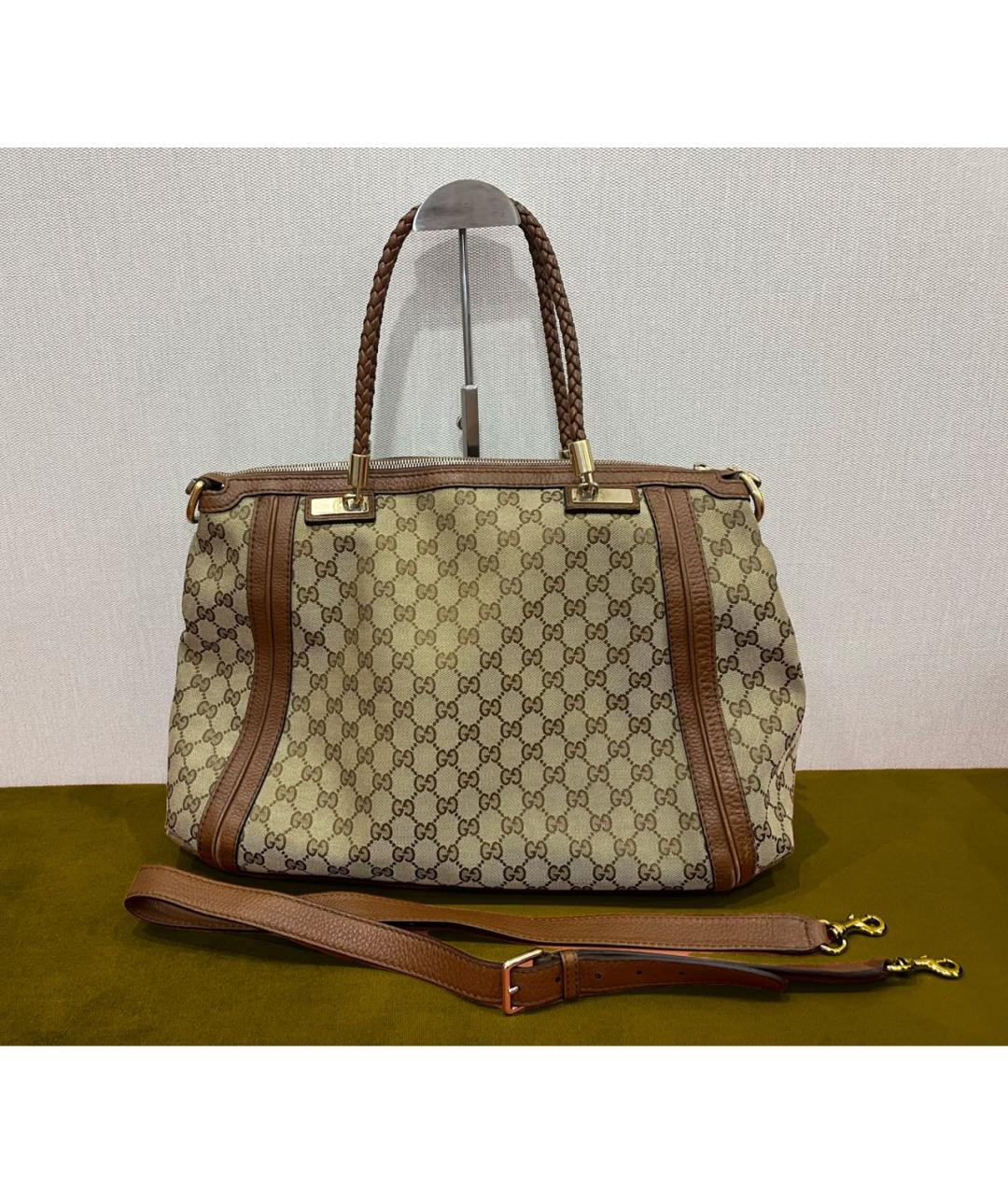 GUCCI Коричневая сумка тоут, фото 2