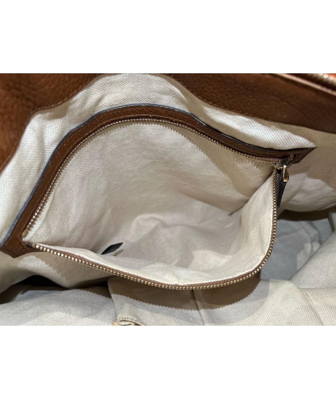 GUCCI Коричневая сумка тоут, фото 4