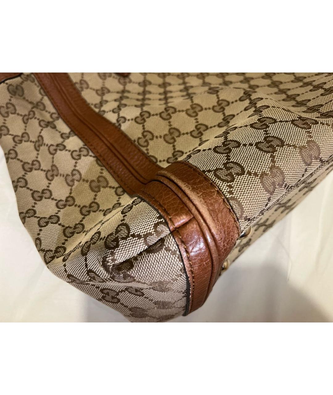 GUCCI Коричневая сумка тоут, фото 6