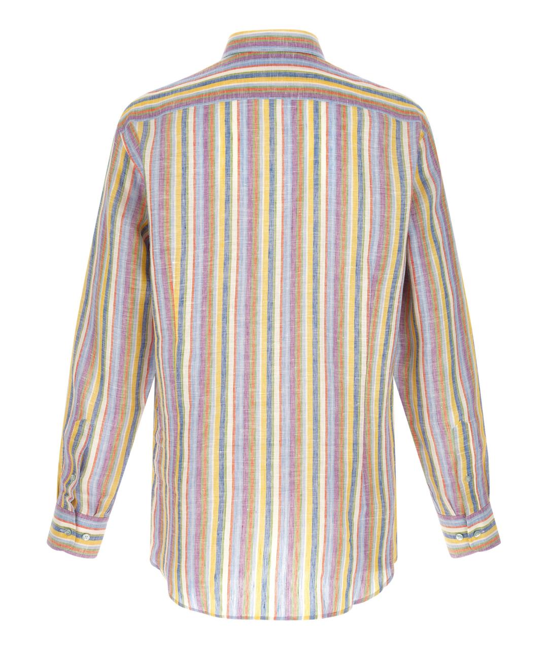 ETRO Мульти льняная кэжуал рубашка, фото 2