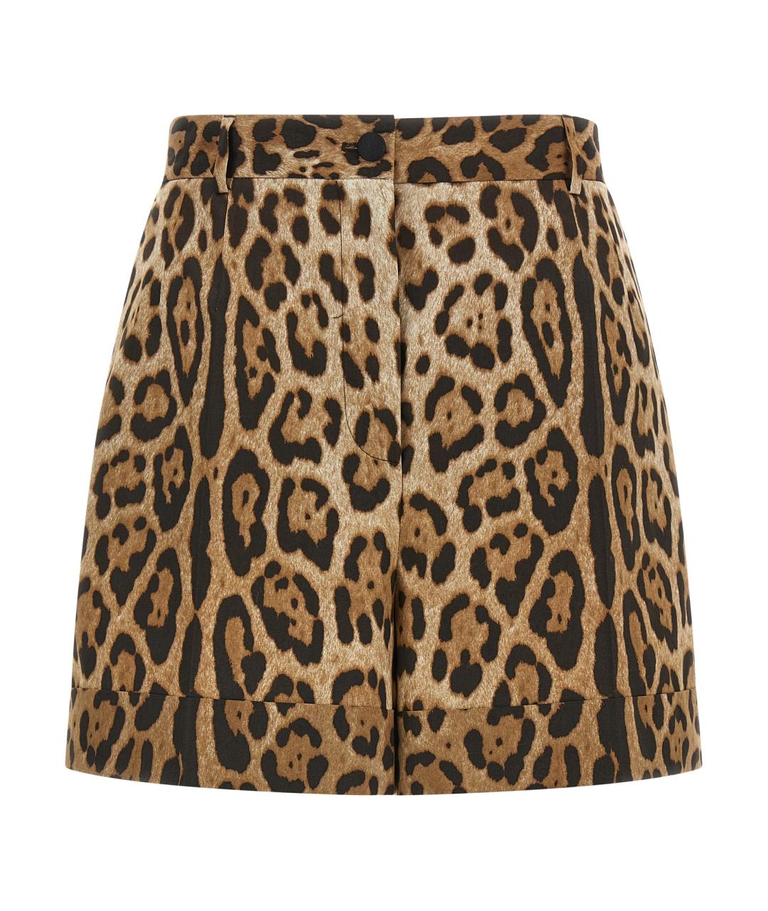 DOLCE&GABBANA Мульти хлопковые шорты, фото 1