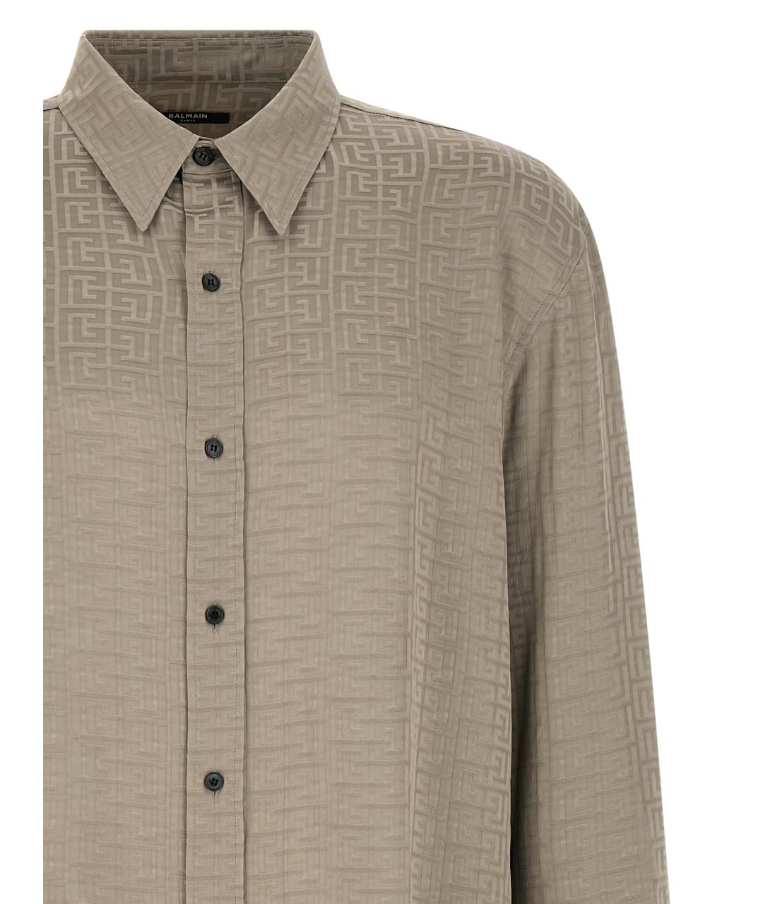 BALMAIN Бежевая кэжуал рубашка, фото 3
