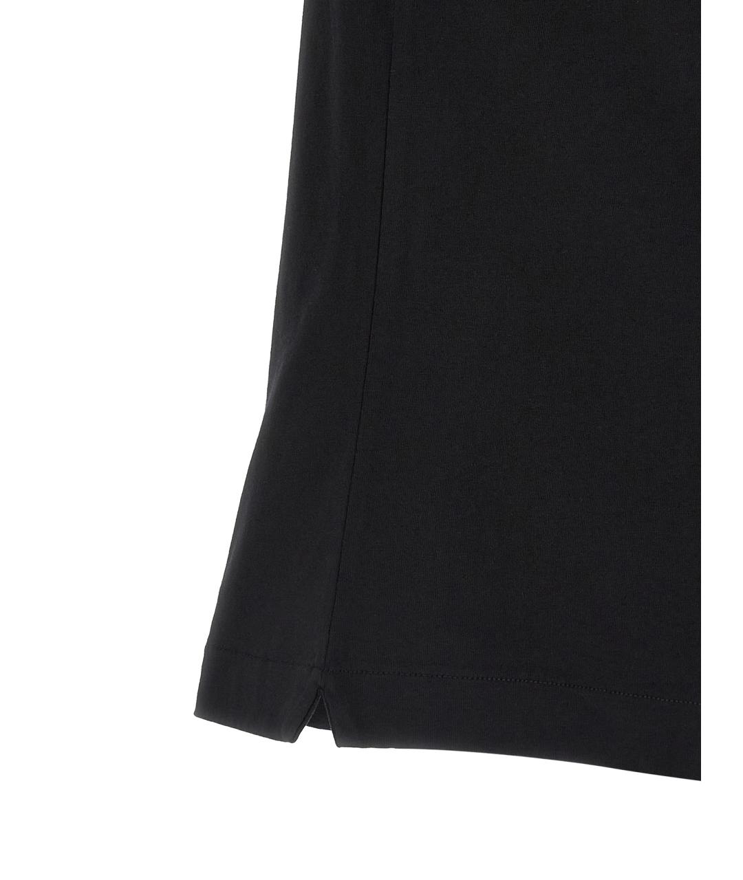 OFF-WHITE Черная хлопковая футболка, фото 4