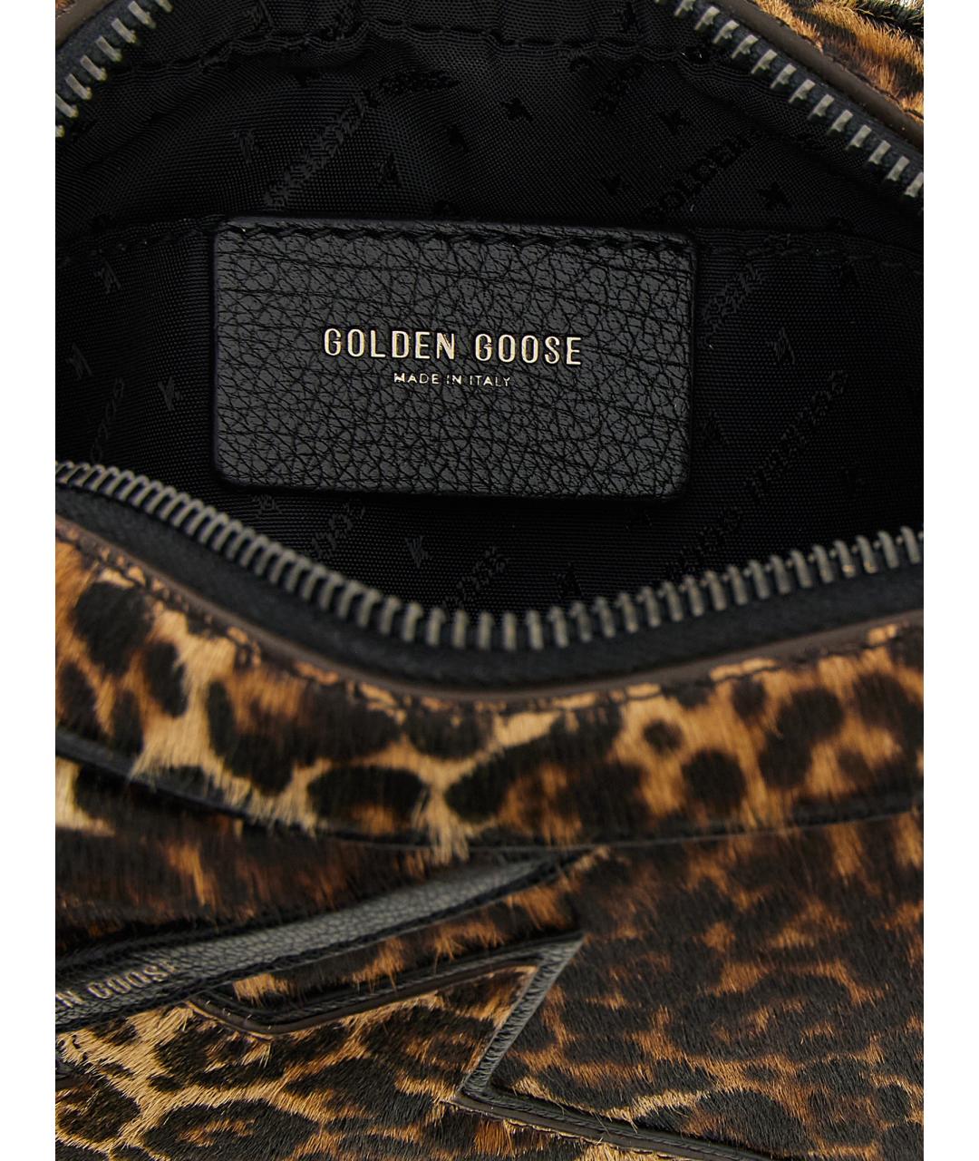 GOLDEN GOOSE DELUXE BRAND Мульти кожаная сумка через плечо, фото 4