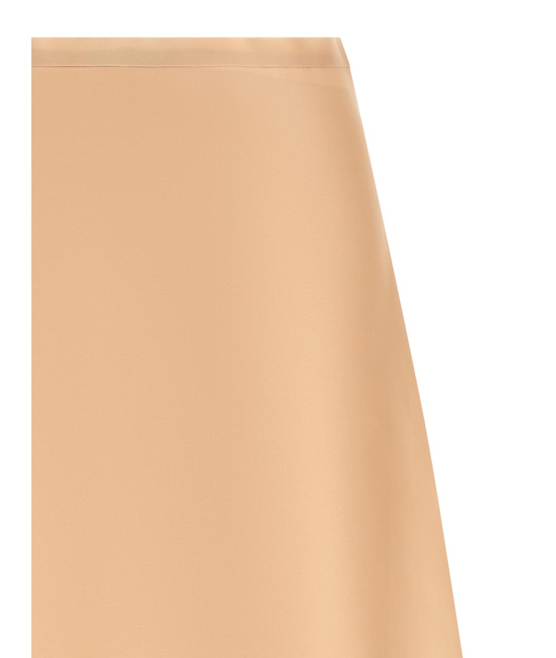 ALBERTA FERRETTI Розовая шелковая юбка миди, фото 3