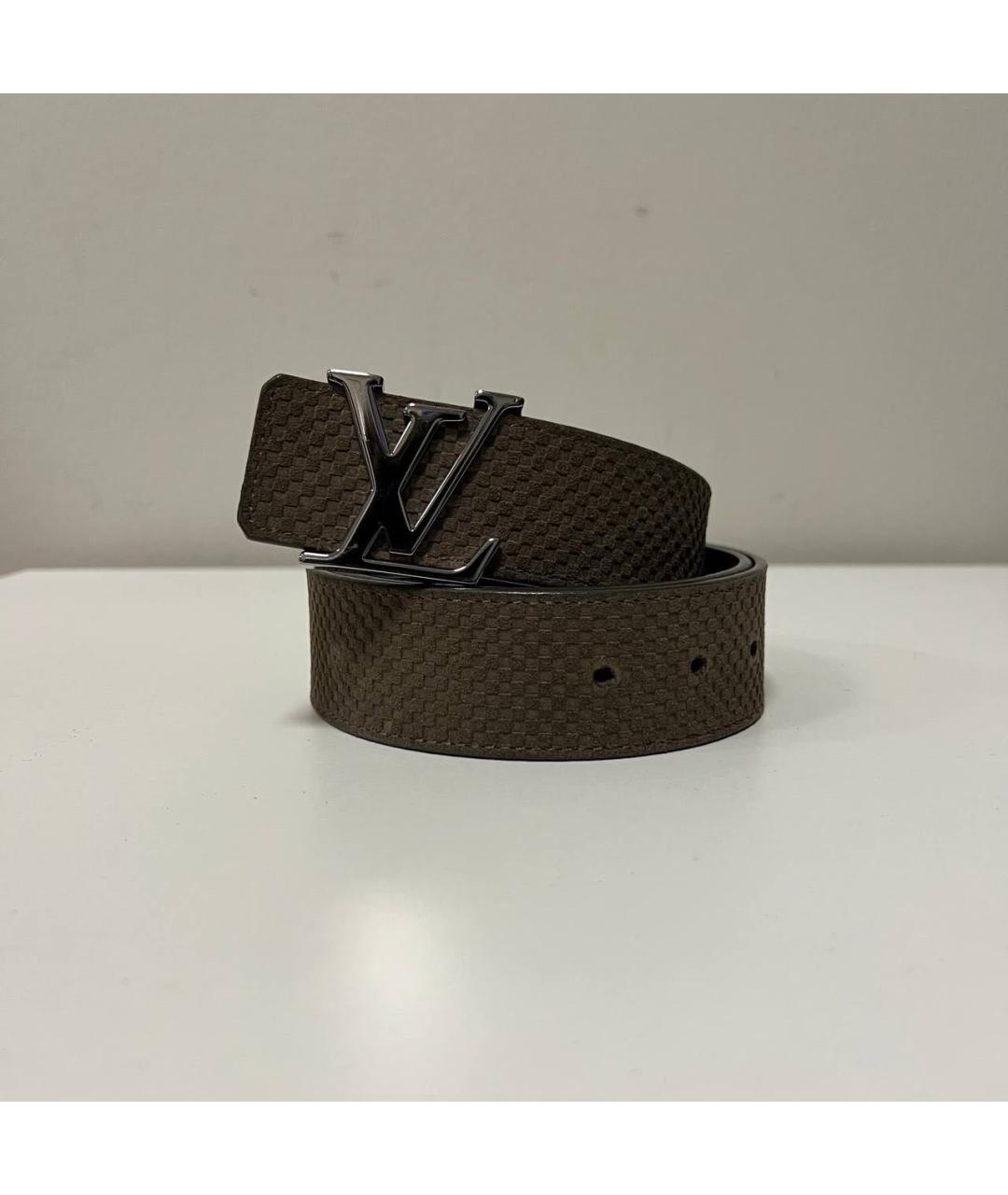 LOUIS VUITTON Коричневый ремень, фото 2