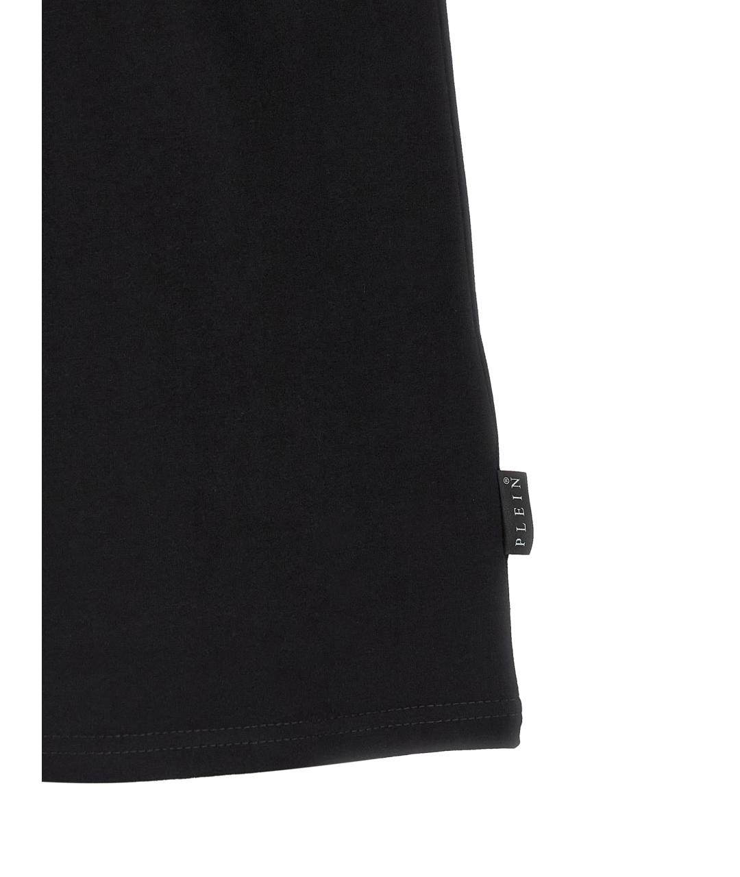 PHILIPP PLEIN Черная хлопковая футболка, фото 4