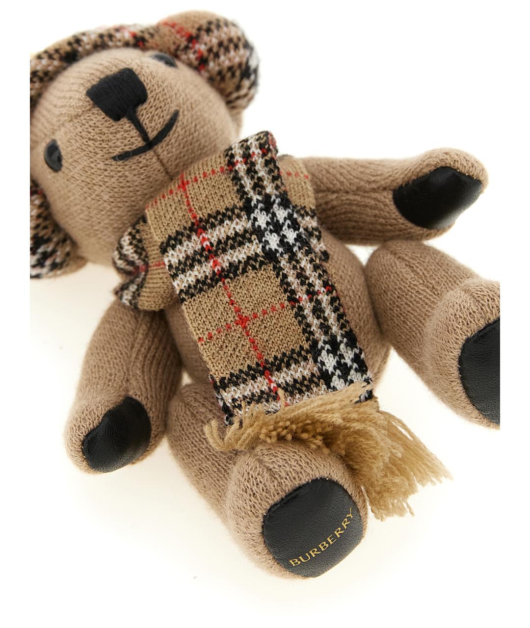 BURBERRY Бежевый брелок, фото 3