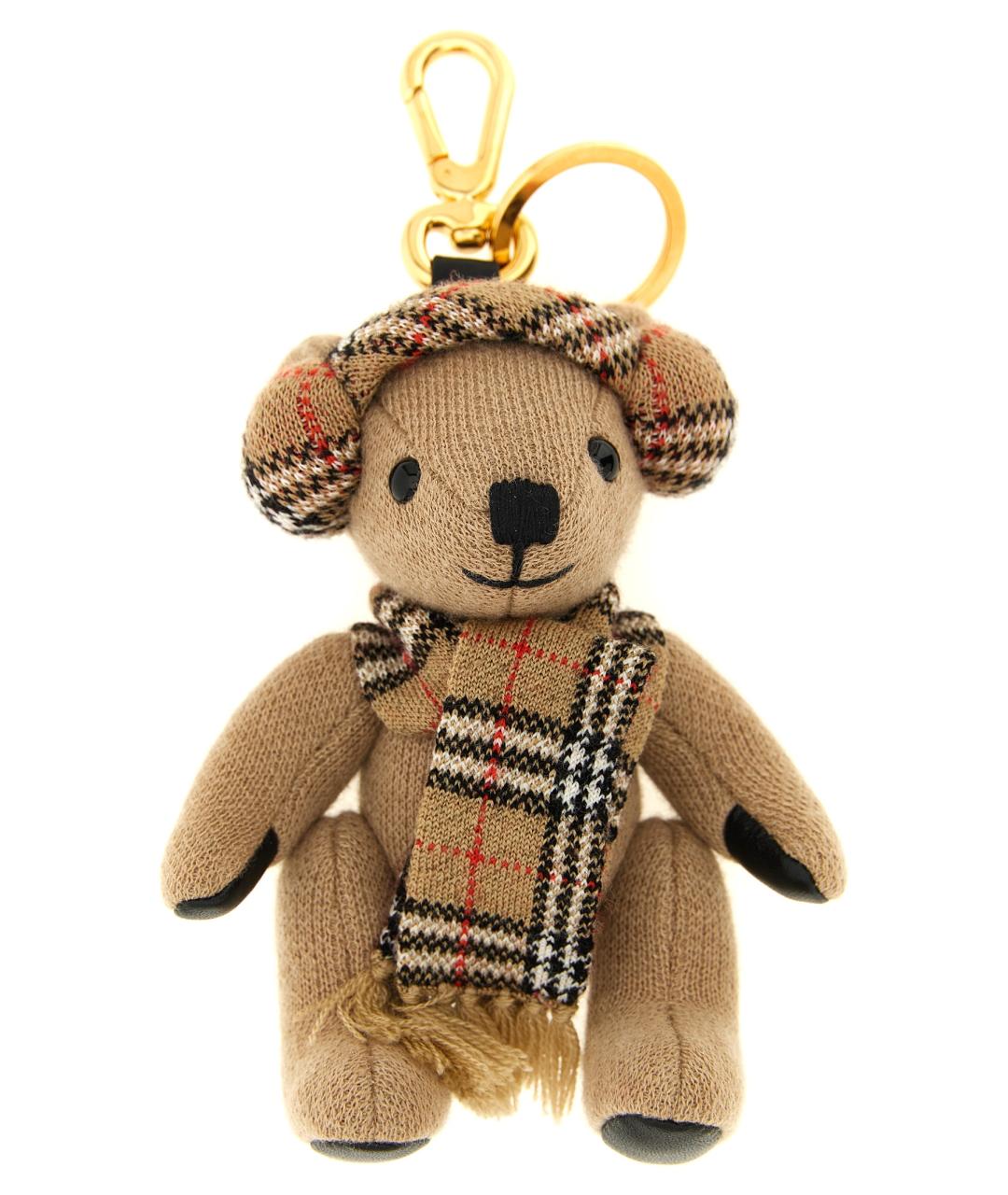 BURBERRY Бежевый брелок, фото 1