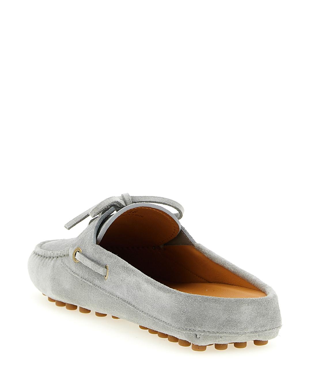 TOD'S Серые замшевые мюли, фото 3