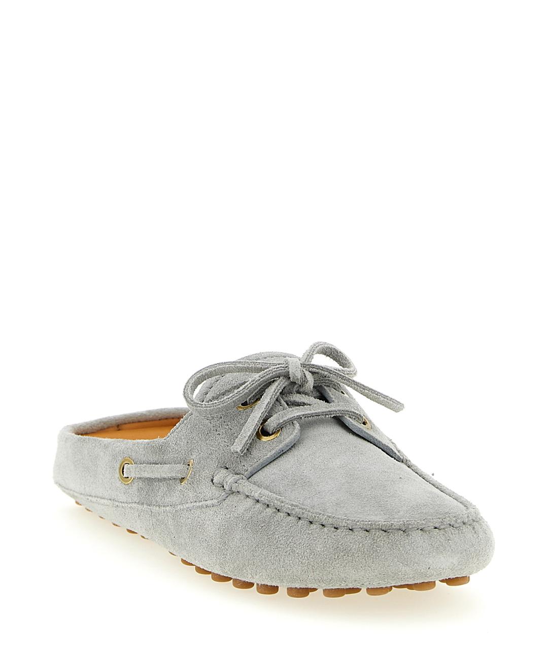 TOD'S Серые замшевые мюли, фото 2