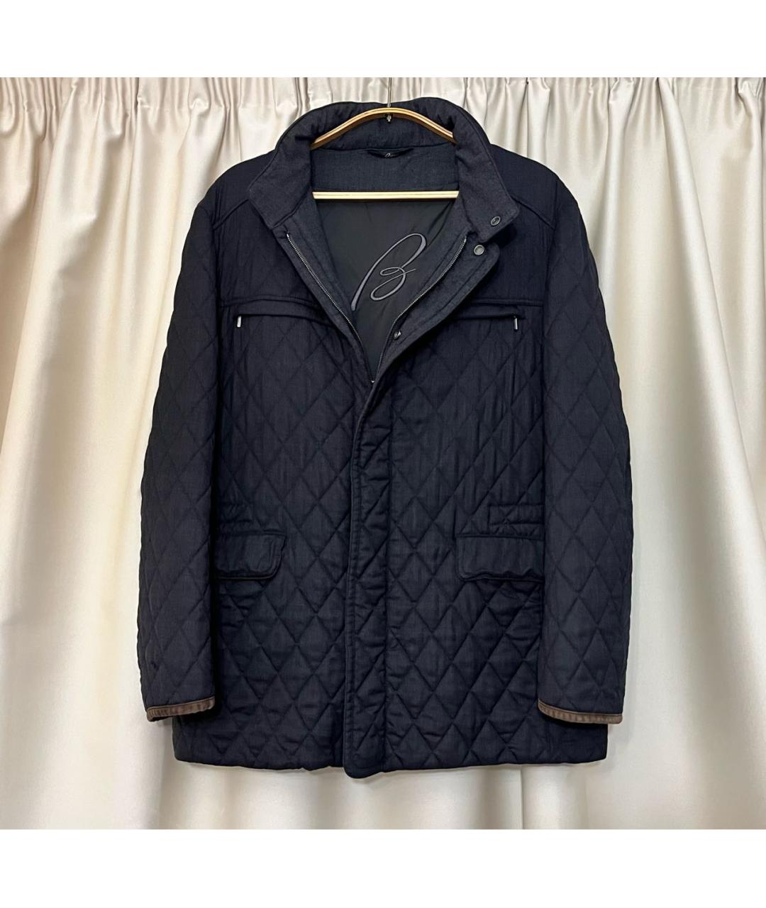 BRIONI Черная шерстяная куртка, фото 9