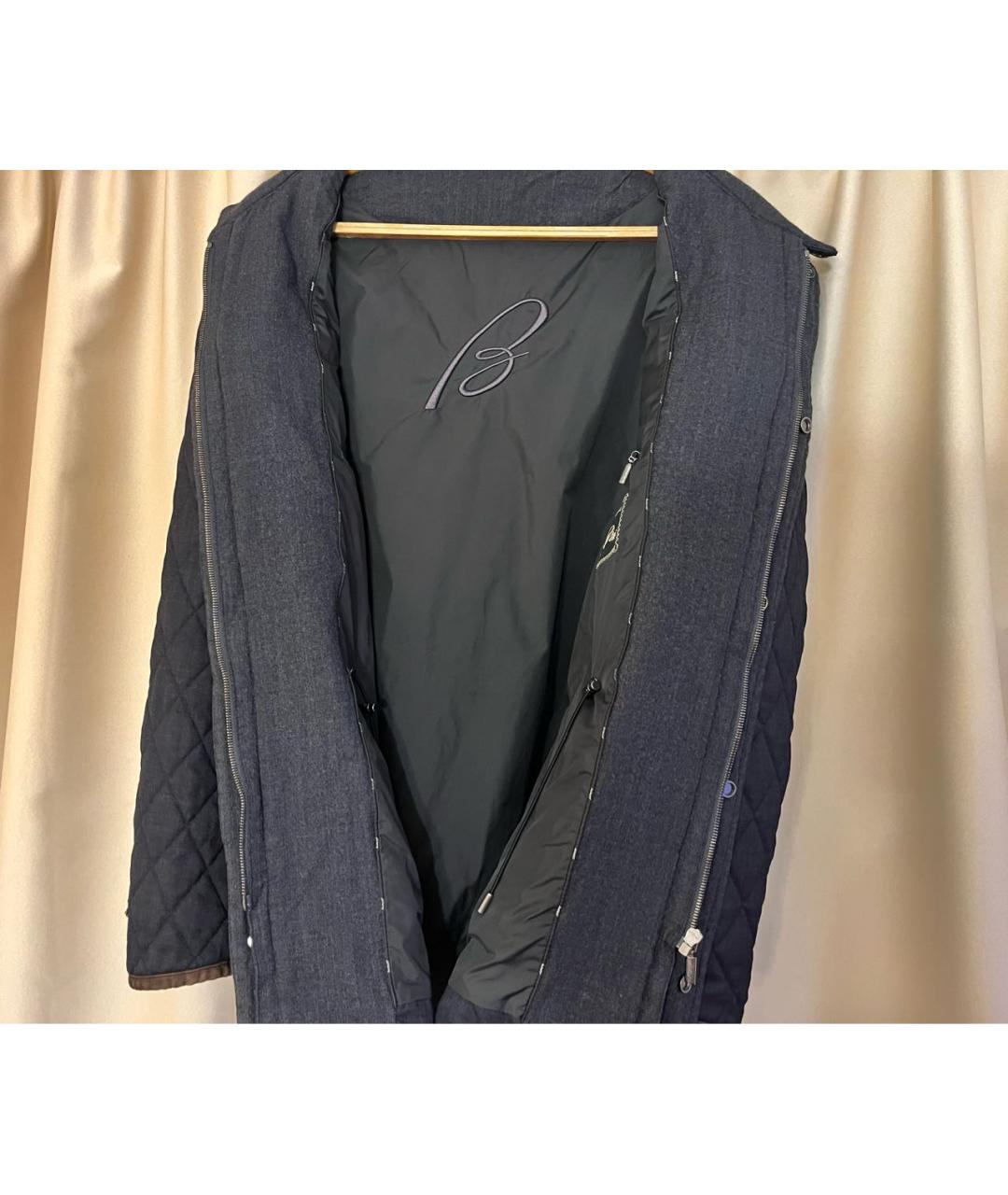 BRIONI Черная шерстяная куртка, фото 6