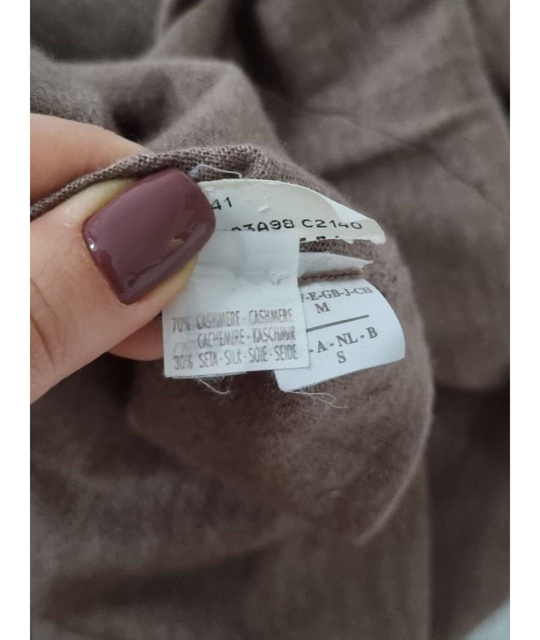 BRUNELLO CUCINELLI Коричневый кардиган, фото 5