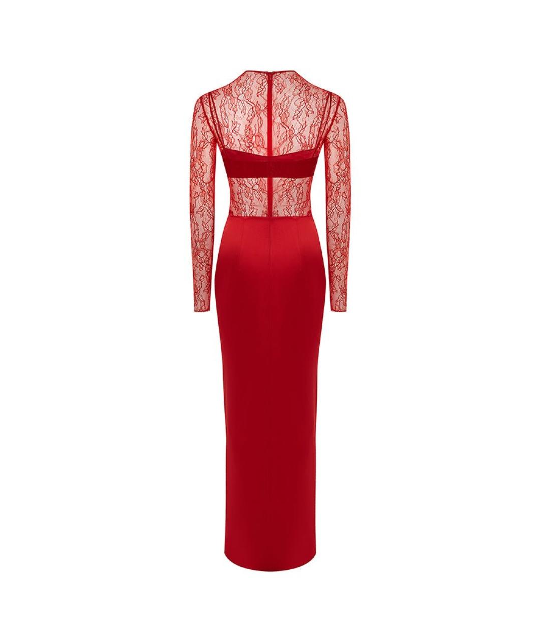 RASARIO Красное атласное вечернее платье, фото 2