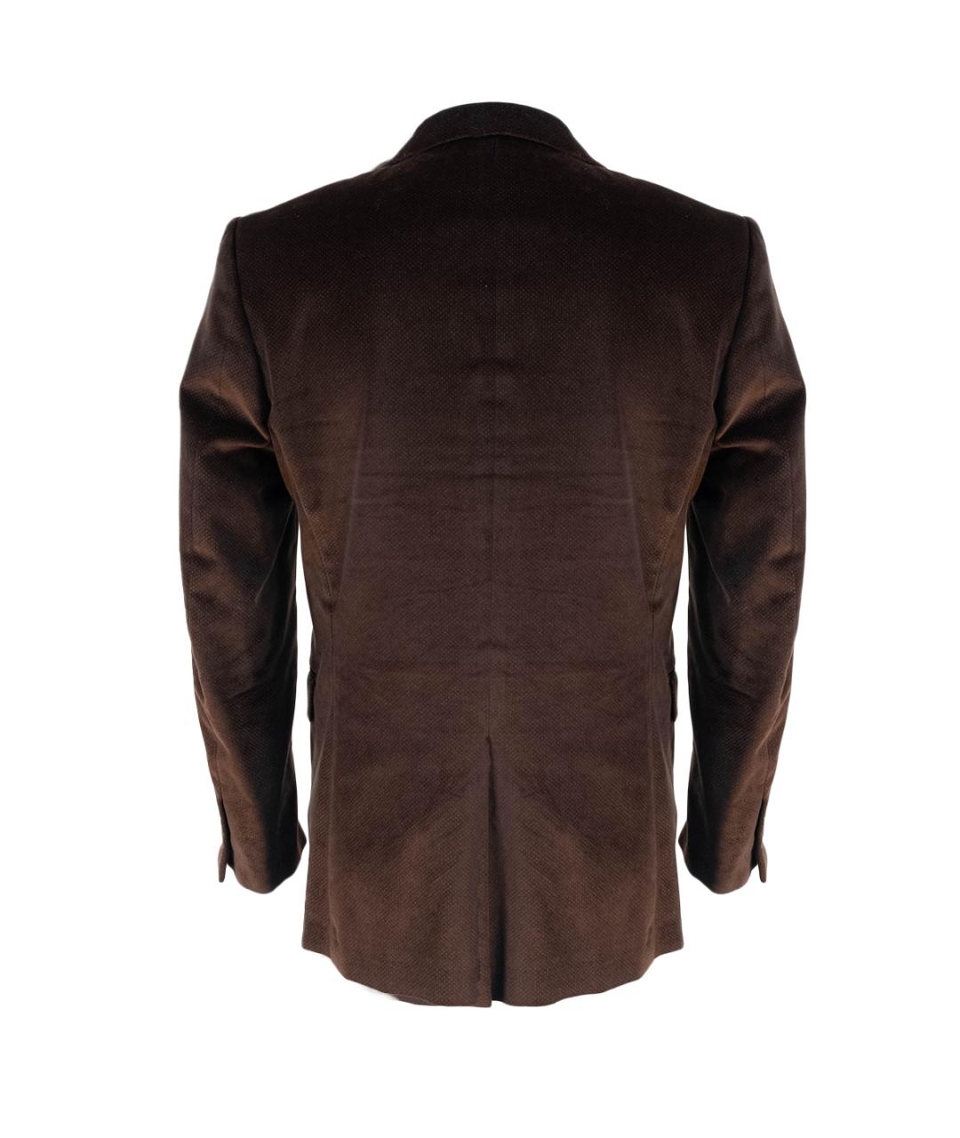 GIVENCHY Коричневый бархатный пиджак, фото 2