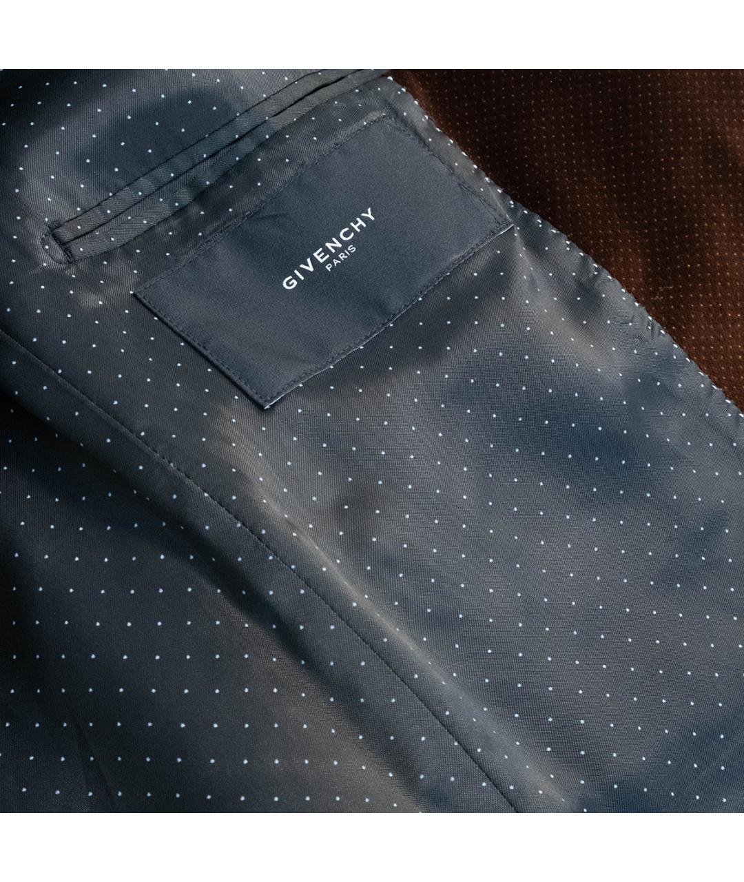 GIVENCHY Коричневый бархатный пиджак, фото 6