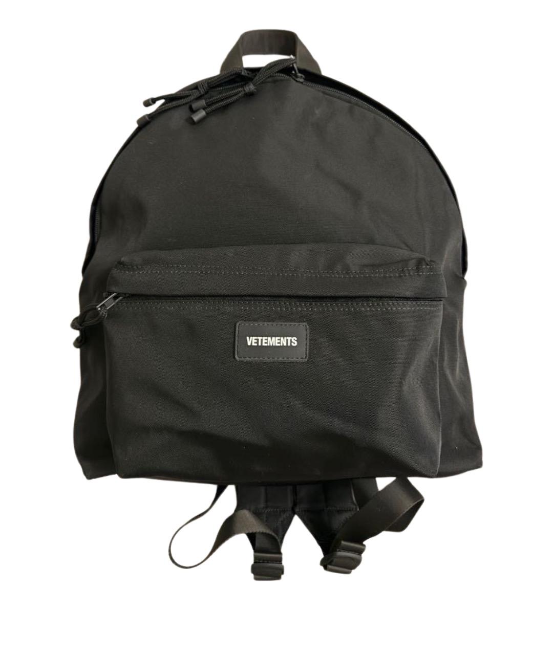 VETEMENTS Черный рюкзак, фото 1