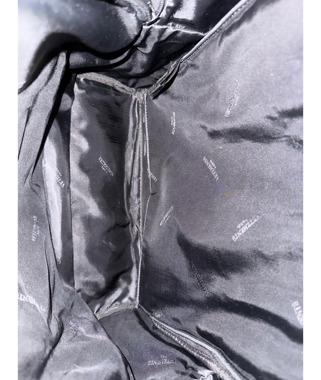 VETEMENTS Черный рюкзак, фото 4